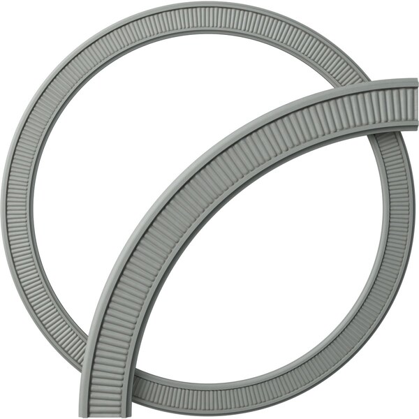 Ekena Millwork 39 1/2-in. OD x 33 1/4-in. ID x 3 1/8-in. W x 5/8-in. P Nevio Ceiling Ring Kit CRK39NE - main